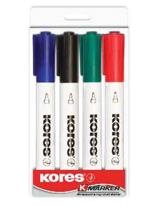 SET DE MARCADORES ACRILICOS KORES 4 UNID