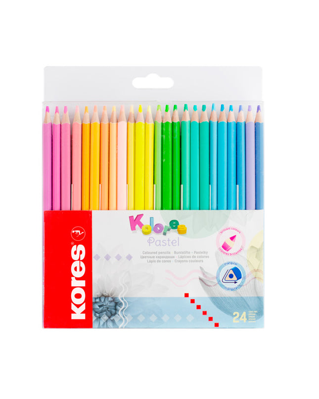 CLORES PASTEL KORES DE 24 UND