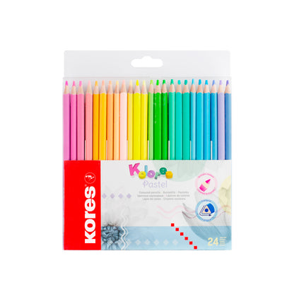 CLORES PASTEL KORES DE 24 UND