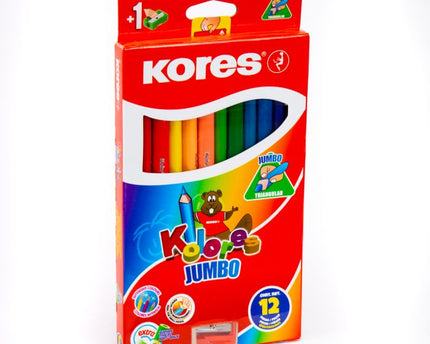 COLORES KORES JUMBO 12CLRS