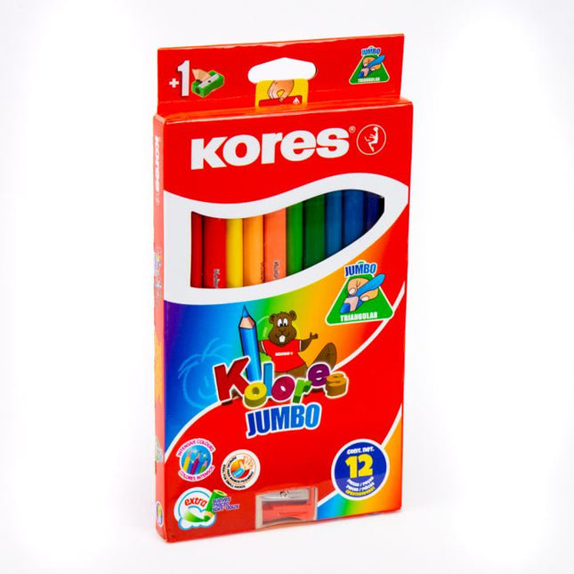 COLORES KORES JUMBO 12CLRS