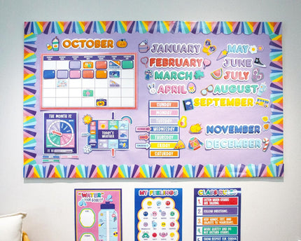 BULLETIN BOARD WE STICK TOGETHER CALENDAR