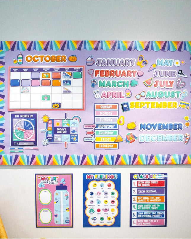 BULLETIN BOARD WE STICK TOGETHER CALENDAR