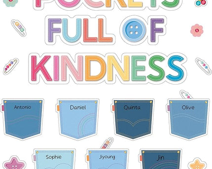 BULLETIN BOARD POCKETS FULL OF KINDNESS