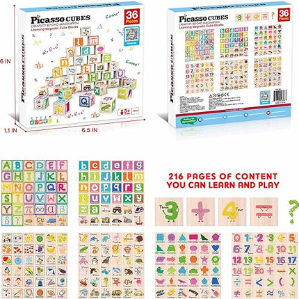 JUGUETE LEARNING MAGNETIC ALPHABET AND NUMBER 36PZ