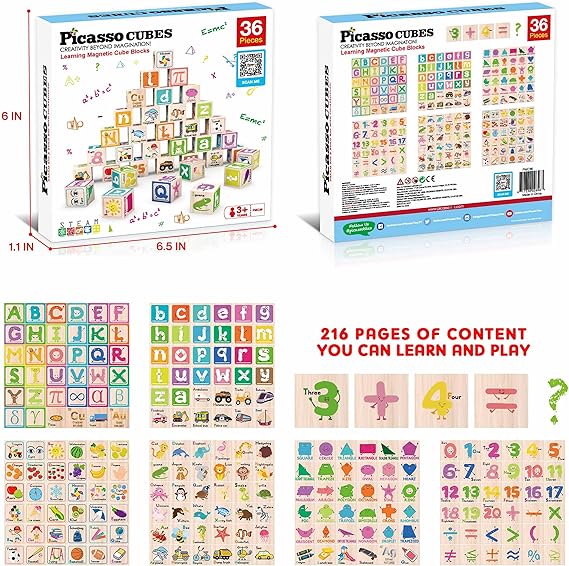 JUGUETE LEARNING MAGNETIC ALPHABET AND NUMBER 36PZ