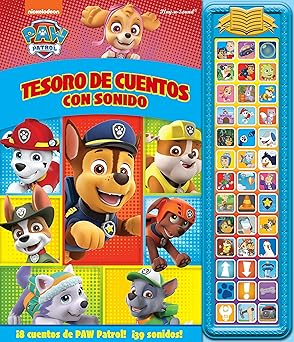 LIBRO TESORO DE CUENTOS CON SONIDO PATRULLA CANINA