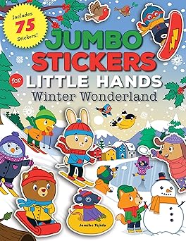 LIBRO JUMBO STICKERS FOR LITTLE HANDS WINTER WONDERLAND