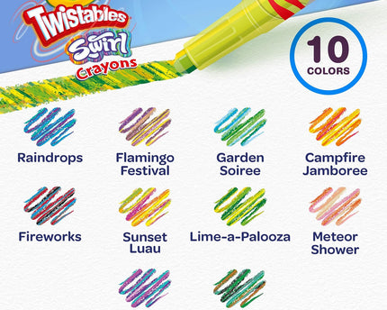 CRAYONES SWIRL MINI TWISTABLES CRAYOLA 10PZ