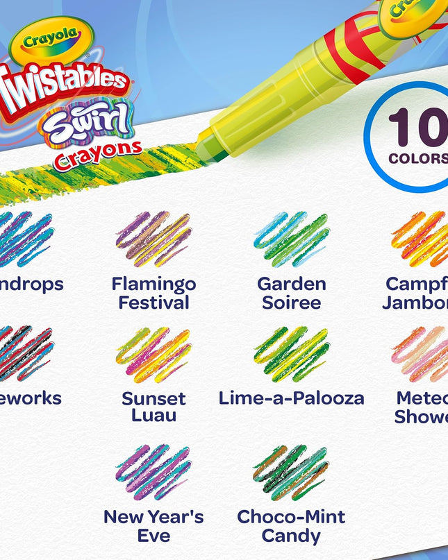 CRAYONES SWIRL MINI TWISTABLES CRAYOLA 10PZ