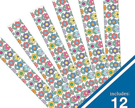 BORDERS FLOWERS STRAIGHT