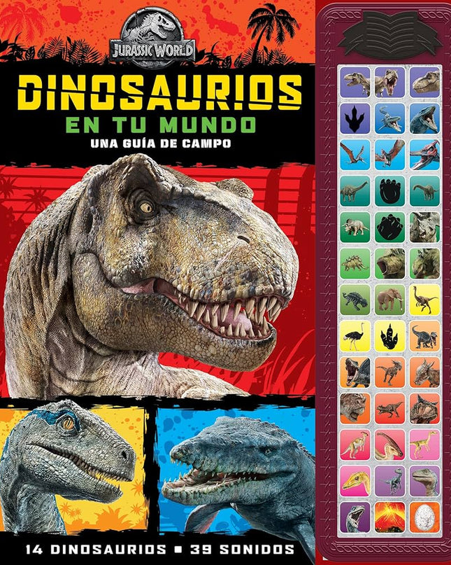 LIBRO TESORO DE CUENTOS CON SONIDO JURASSIC WORLD