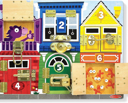 JUEGO DE MADERA CON PESTILLOS LATCHES BOARD