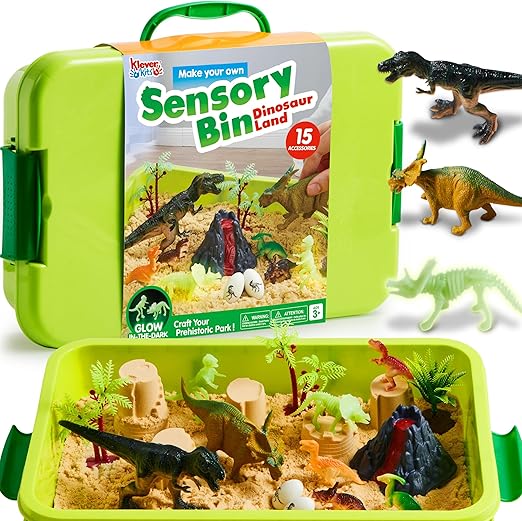 JUGUETE SENSORIAL SENSORY BIN DINOSAURUS KLEVER