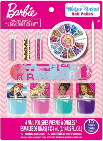 CAJA DE ARTE P/ UÑAS BARBIE