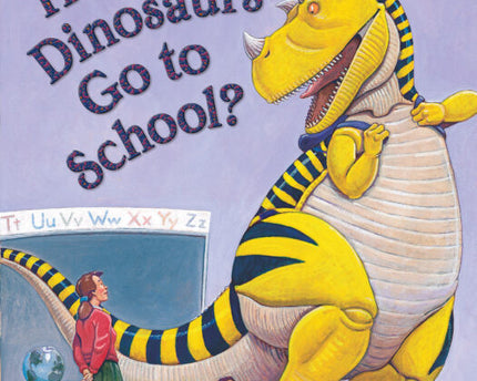 HOW DO DINOSAURS GO TO SCHOOL?