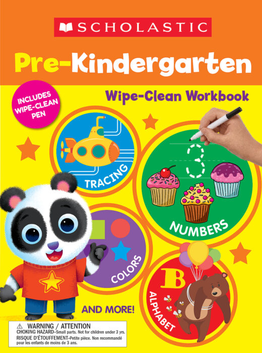 LIBRO SCHOLASTIC PRE-K WIPE-CLEAN WB