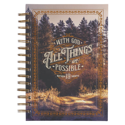 DIARIO ALL THINGS ARE POSSIBLE MATTHEW 19:26