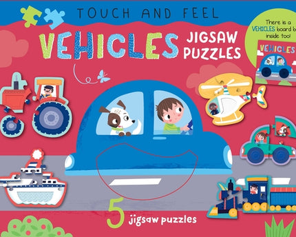 LIBRO VEHICLES TOUCH & FEEL PUZZLE AND BOARD
