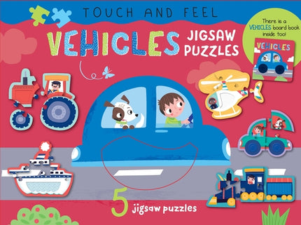 LIBRO VEHICLES TOUCH & FEEL PUZZLE AND BOARD