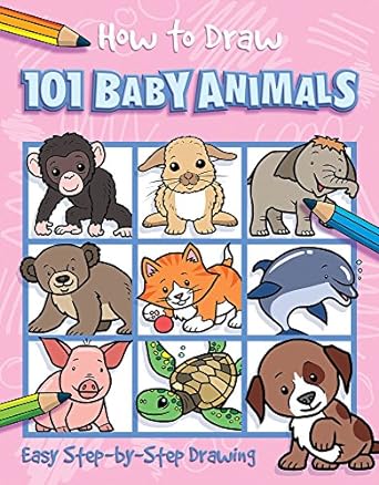 LIBRO HOW TOO DRAW 101 BABY ANIMALS