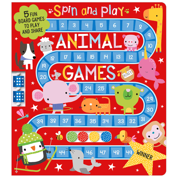 LIBRO  SPIN AND PALY  ANIMAL GAMES