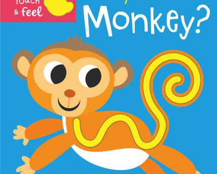 LIBRO  TOUCH FEEL & TICKLE  MONKEY