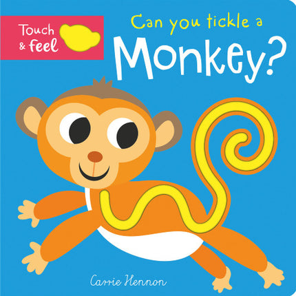 LIBRO  TOUCH FEEL & TICKLE  MONKEY