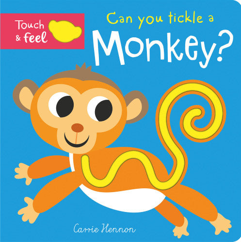 LIBRO  TOUCH FEEL & TICKLE  MONKEY