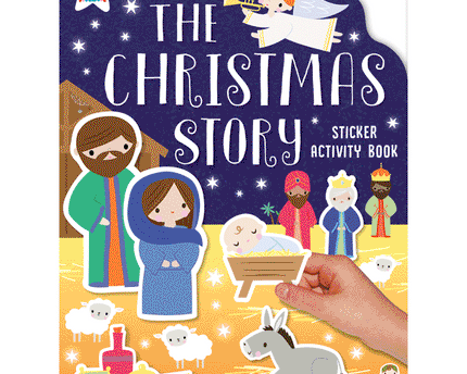 LIBRO THE CHRISTMAS STORY STICKER ACTIVITY BOOK