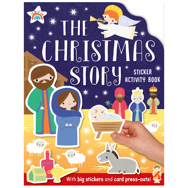 LIBRO THE CHRISTMAS STORY STICKER ACTIVITY BOOK