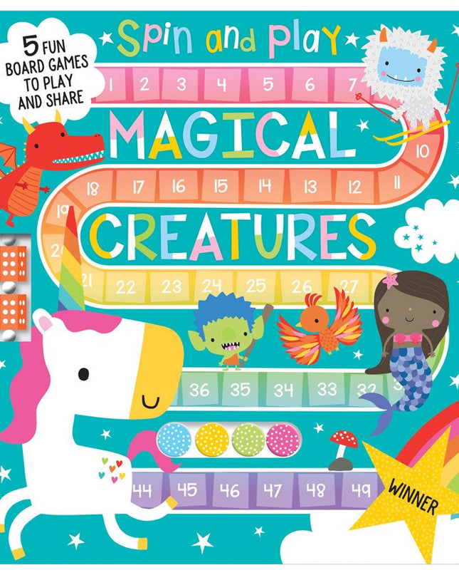 LIBRO SPIN AND PLAY MAGICAL CREATURES