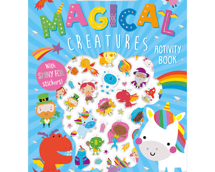 LIBRO MAGICAL CREATURES SHINY STICKERS