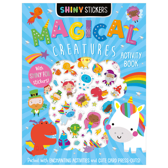 LIBRO MAGICAL CREATURES SHINY STICKERS
