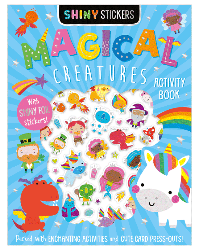 LIBRO MAGICAL CREATURES SHINY STICKERS