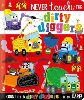 LIBRO NEVER TOUCH THE DIRTY DIGGERS