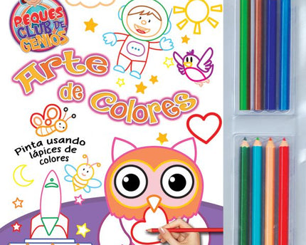 LIBRO PEQUES CLUB DE GENIOS ARTE DE COLORES