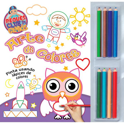 LIBRO PEQUES CLUB DE GENIOS ARTE DE COLORES