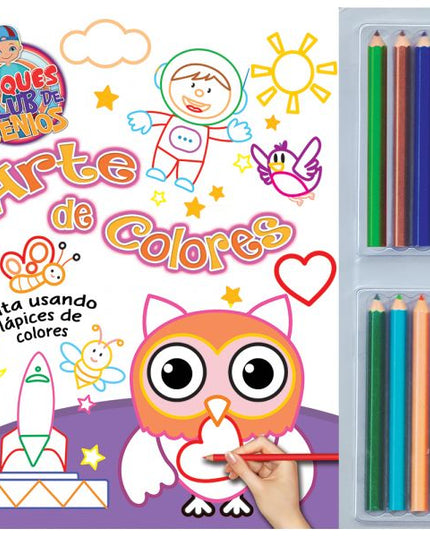LIBRO PEQUES CLUB DE GENIOS ARTE DE COLORES