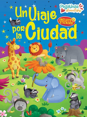LIBRO PEGATINAS DIVERTIDAS UN VIAJE POR LA CIUDAD
