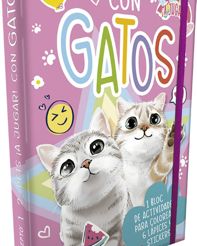 LIBRO 1...2...PETS ¡A JUGAR ! CON GATOS