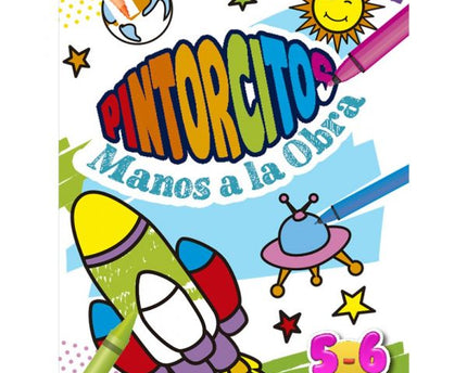 LIBRO PINTORCITOS MANOS A LA OBRA 5-6 AÑOS