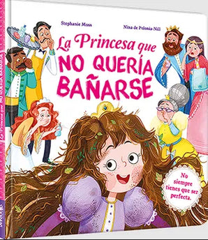 LIBRO COMETA BRILLANTE LA PRINCESA QUE NO QUERIA BAÑARSE