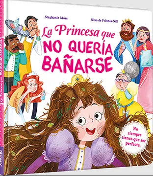 LIBRO COMETA BRILLANTE LA PRINCESA QUE NO QUERIA BAÑARSE