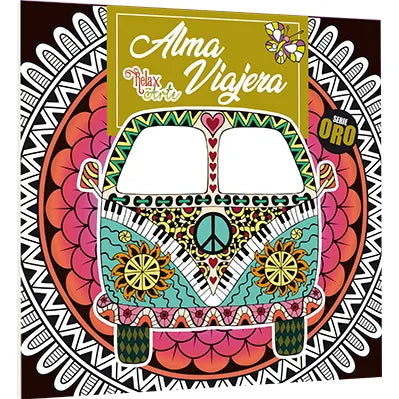 LIBRO P/ COLOREAR MANDALA ALMA VIAJERA 24HJS