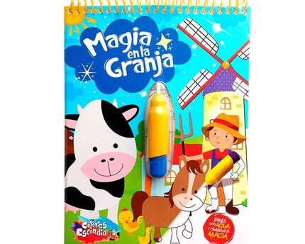 LIBRO COLORES ESCONDIDOS MAGIA EN LA GRANJA