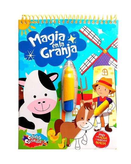 LIBRO COLORES ESCONDIDOS MAGIA EN LA GRANJA