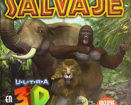 LIBRO VIAJES FANTASTICOS AVENTURA SALVAJE EN 3D