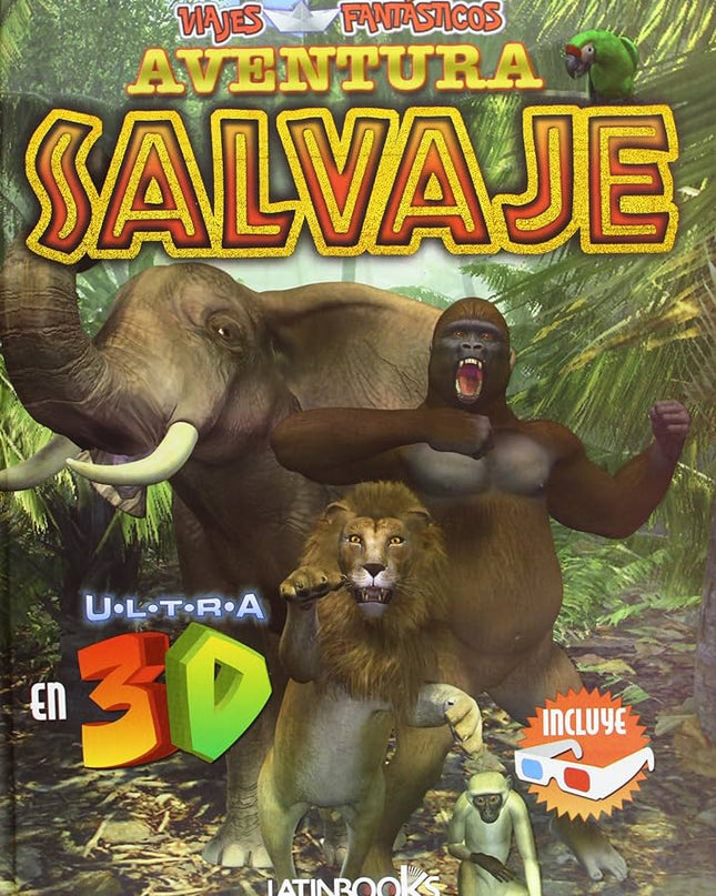 LIBRO VIAJES FANTASTICOS AVENTURA SALVAJE EN 3D