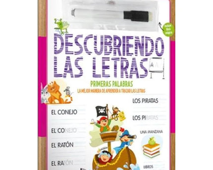 LIBRO DESCUBRIENDO LAS LETRAS PRIMERAS PALABRAS